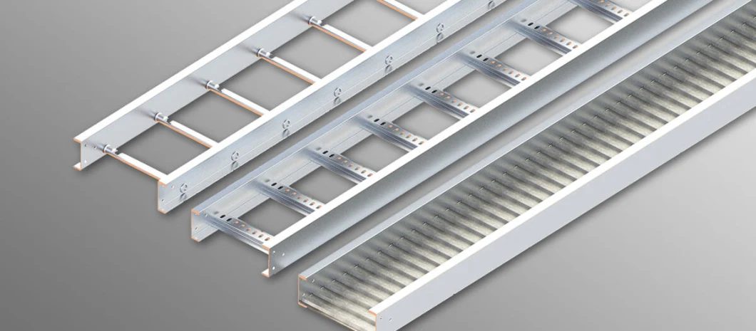 Large- Span Hot-Dipped Galvanized Ladder Cable Tray