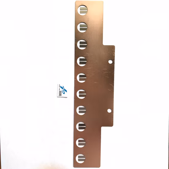 Electric 20A to 4000A Earth Grounding Strap Flexible Copper Braid Wire Connector Tinned Flat Copper Busbar