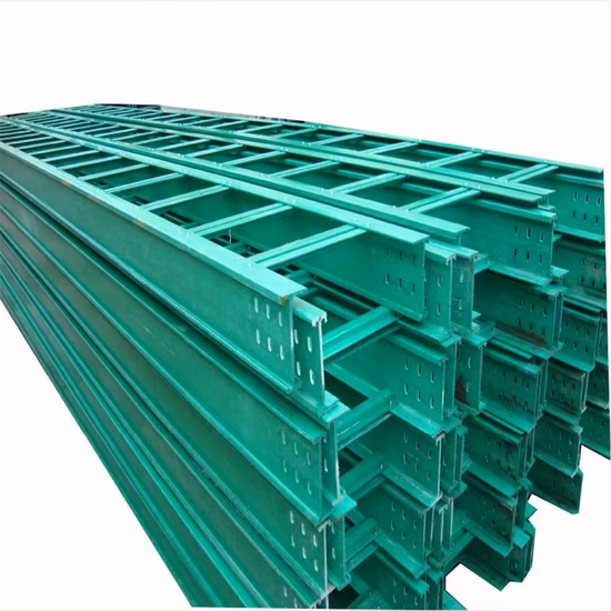 Hersteller von FRP-Fiberglas-Kabelrinnen. GFK-Drahtkabelleiterrinne mit Abdeckung