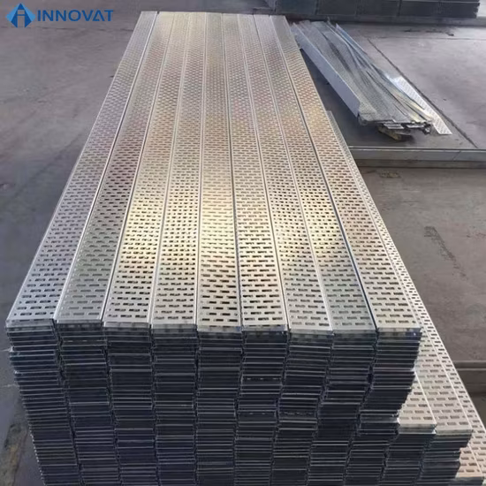Der meistverkaufte 500 x 200 mm belüftete oder perforierte Kabelkanal aus Aluminiumlegierung